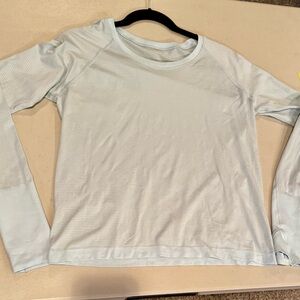 lululemon athletica Light Blue Swiftly tech Long Sleeve Tee